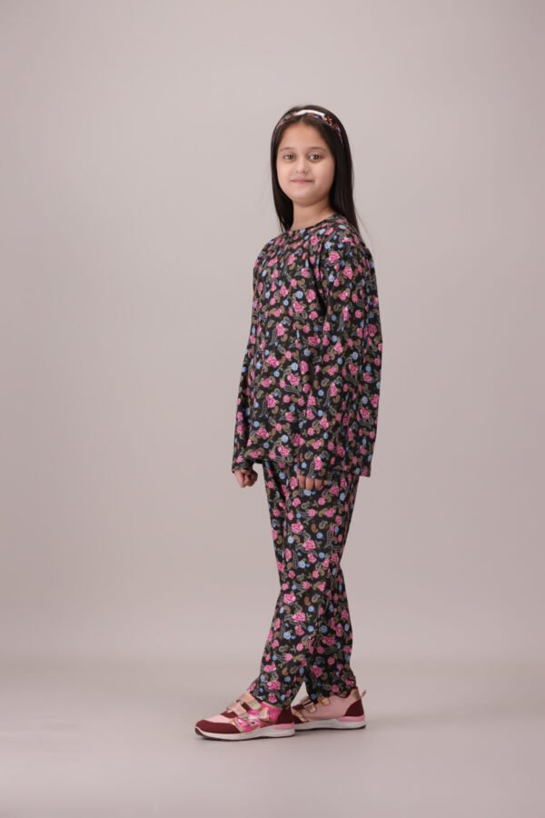 Charcoal Floral 2-Piece Set - Image 4