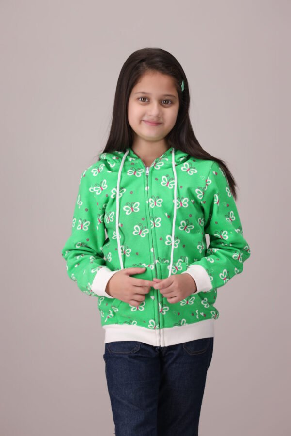 Green Butterfly Hoodie