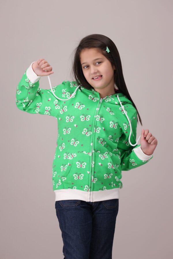 Green Butterfly Hoodie - Image 4