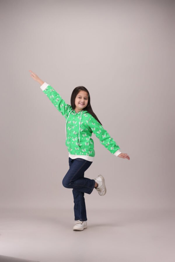 Green Butterfly Hoodie - Image 5