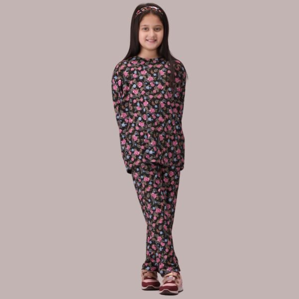 Charcoal Floral 2-Piece Set - Image 7