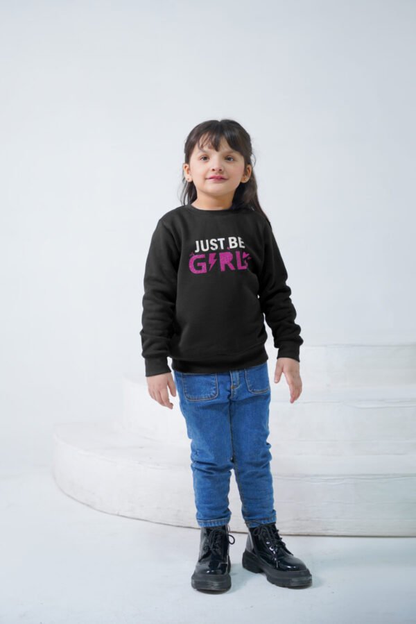Just Be Girl- Black Sweatshirt
