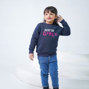 Just Be Girl- Blue Sweatshirt