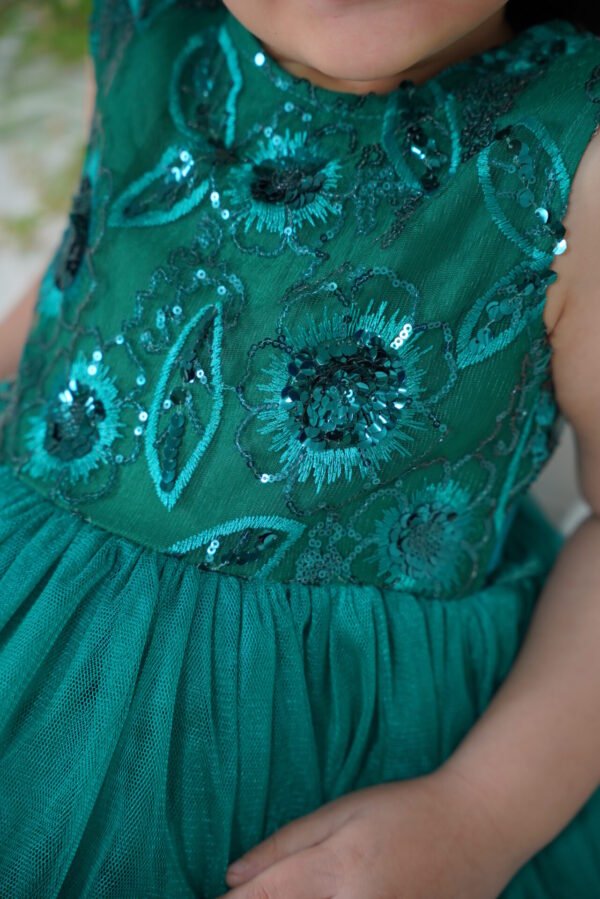 Emerald Party Frock - Image 4
