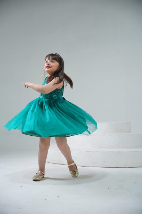 Emerald Party Frock - Image 3