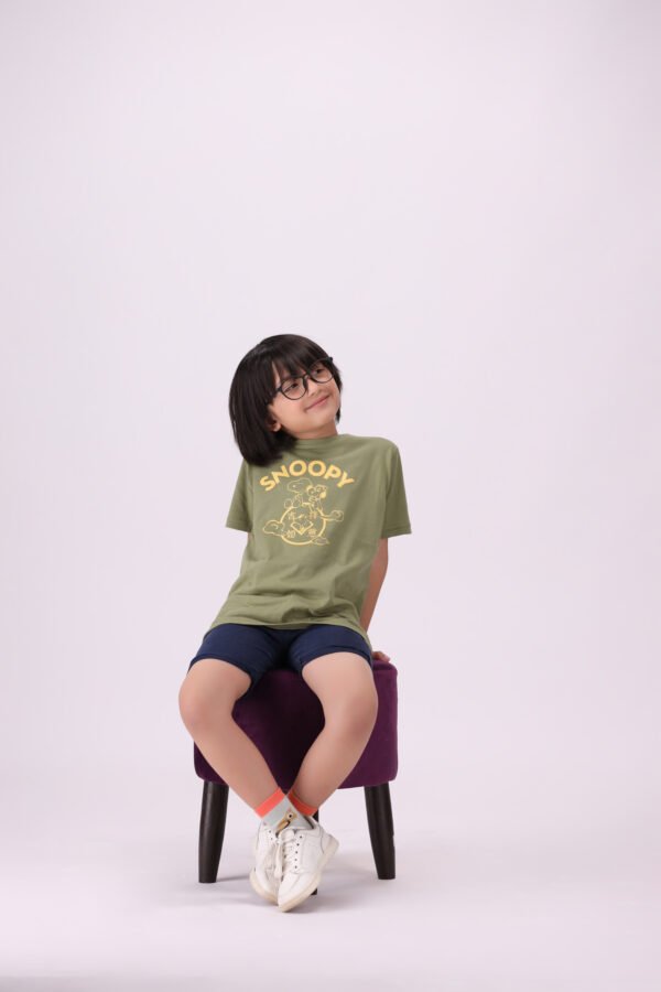 Snoopy Time Traveler T-Shirt – Cool Comfort for Young Explorers - Image 4