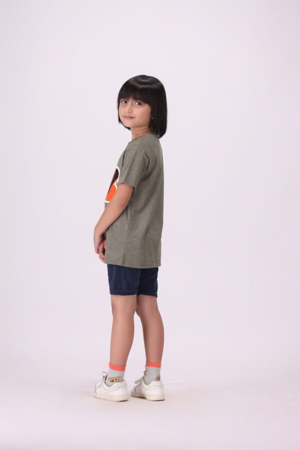 Premium Sporty Spirit Tiger-Stripe Kids T-Shirt | High-Quality Athletic Tee for Active Lifestyles - Image 3