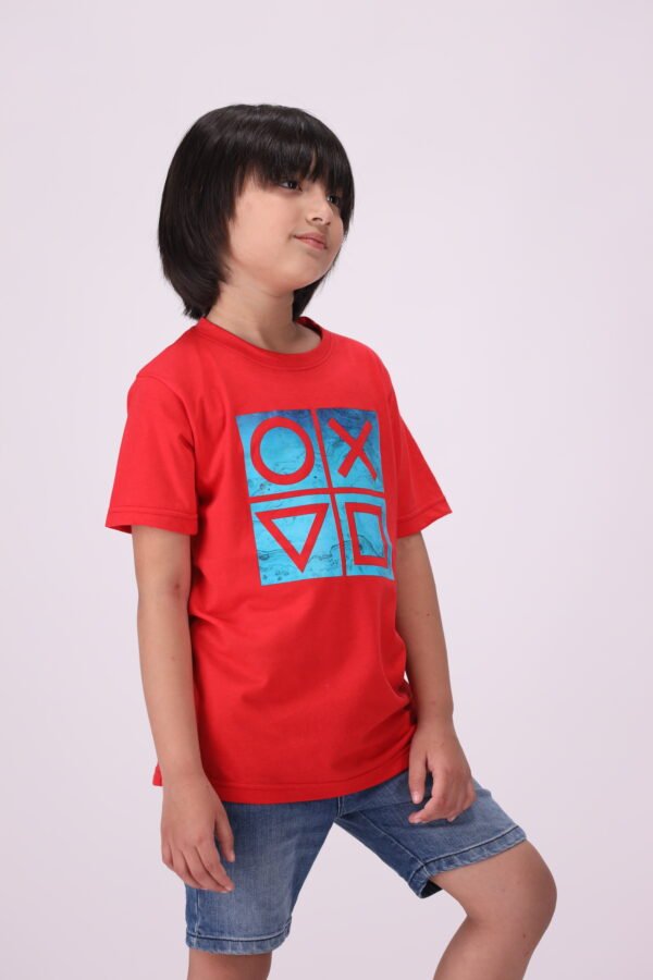 Pixel Play – Bold Red Gaming T-Shirt for Boys | Premium Comfort & Style - Image 4