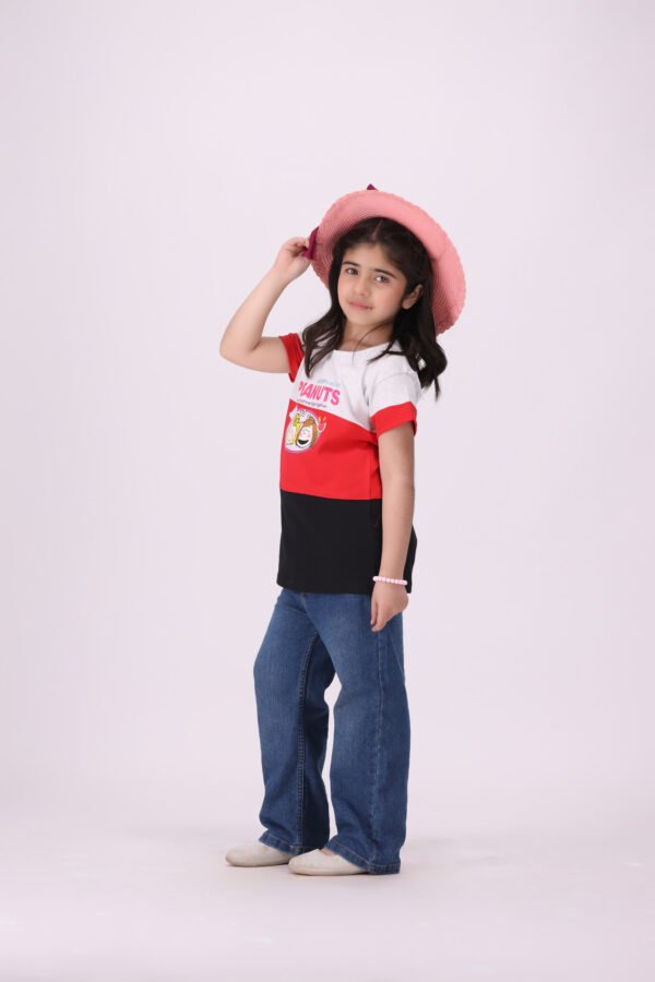 Peanuts Playtime Girls T-Shirt | Vibrant and Stylish Kids' Summer Outfit - Image 6