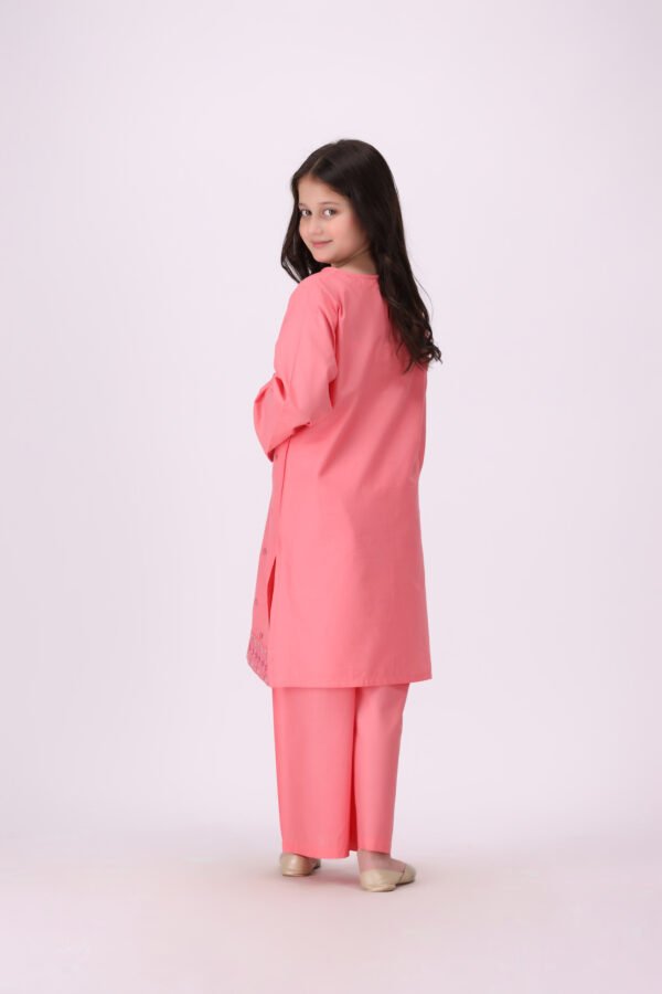 Gulnaar – 2 Piece Embroidered Dress for Little Princesses - Image 4