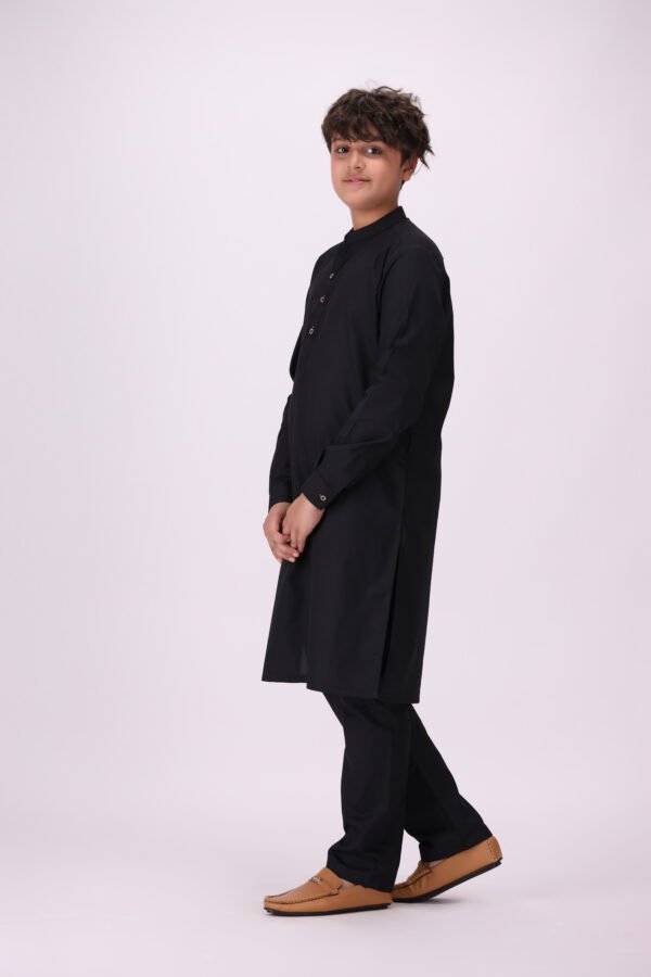 Black Kurta Pajama for Kids – Premium Quality, Affordable Elegance! - Image 6