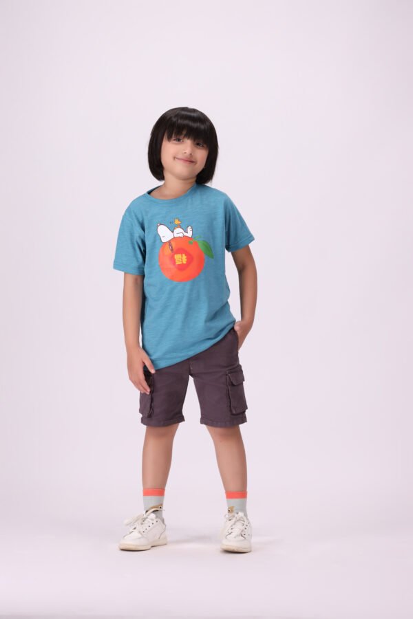Peachy Snooze T-Shirt – Cozy Style for Playful Kids - Image 2