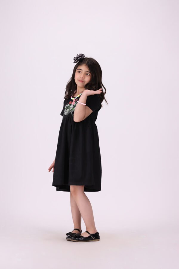 Girl's Rosie Noir Top - Image 2