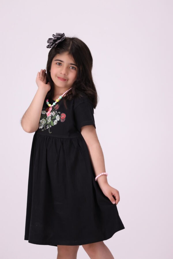 Girl's Rosie Noir Top - Image 4